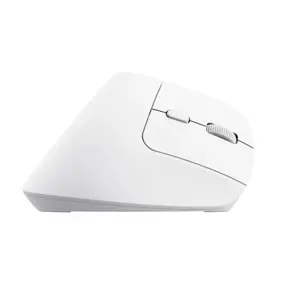 Trust Bayo+, Right-hand, Vertical design, Optical, RF Wireless + Bluetooth, 2400 DPI, White
