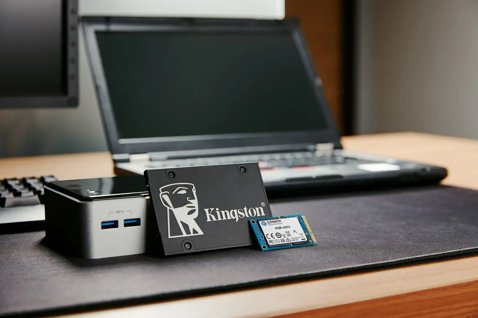 SSD diskas KINGSTON KC600 256 GB, mSATA, SATA 6Gb/s