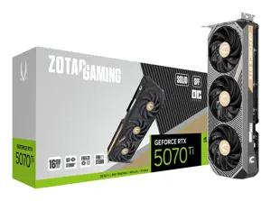 Vaizdo plokštė ZOTAC GeForce RTX 5070 Ti 16 GB, GDDR7, ZT-B50710J3-10P