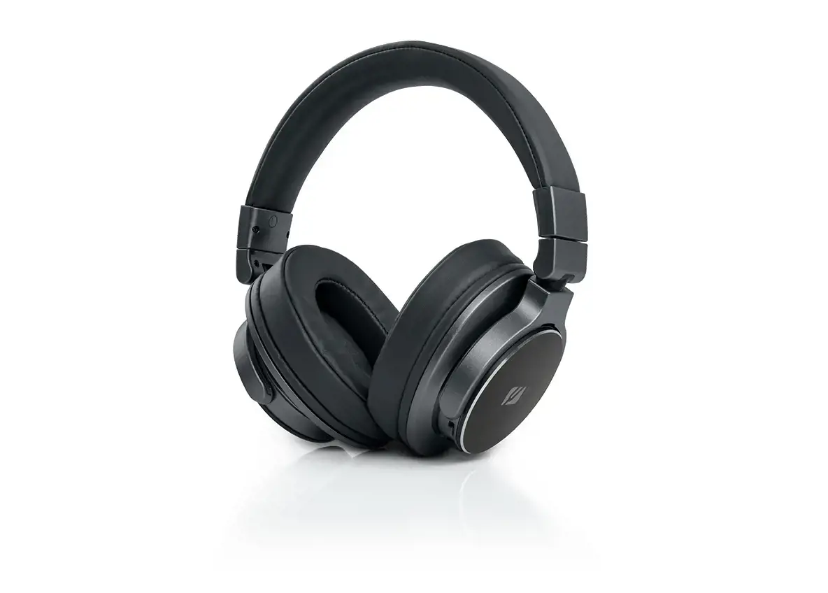 "Muse" "Bluetooth" stereofoninės ausinės M-278 ant ausų, belaidės, juodos spalvos