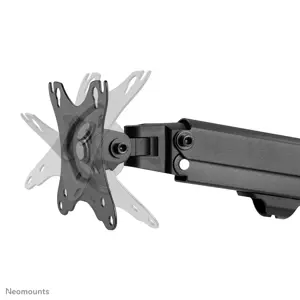 "Neomounts by Newstar" monitoriaus laikiklis ant stalo, tvirtinimas per stalą, 7 kg, 43,2 cm (17"), 68,6 cm (27"), 100 x 100 mm, juodas