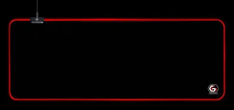 GEMBIRD MP-GAMELED-L Žaidimų pelės kilimėlis su LED šviesos efektu L dydis 300 x 800 mm