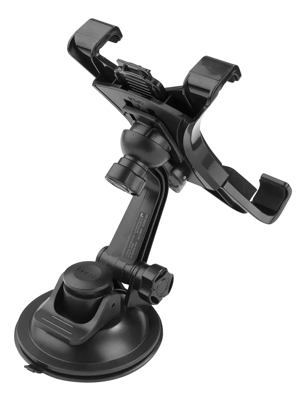 Mašininis planšetės laikiklis DELTACO 120-190mm, juodas / ARM-C100