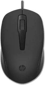 HP 150 laidinė pelė, dvipusė, optinė, A tipo USB, 1600 DPI, juoda