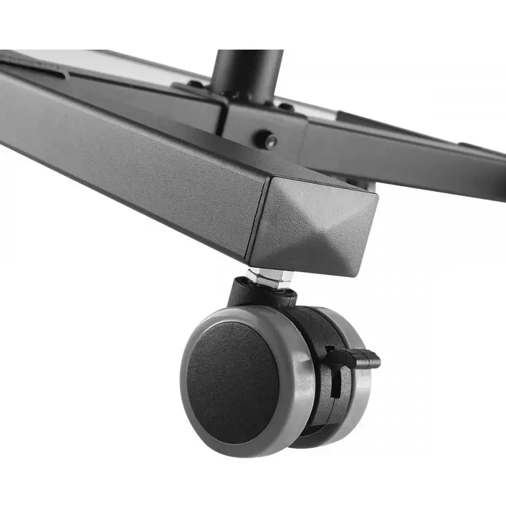 Techly ICA-TB TPM-10, Black, Plastic, Steel, 10 kg, 950 - 1450 mm, -12 - 12°, 502 mm