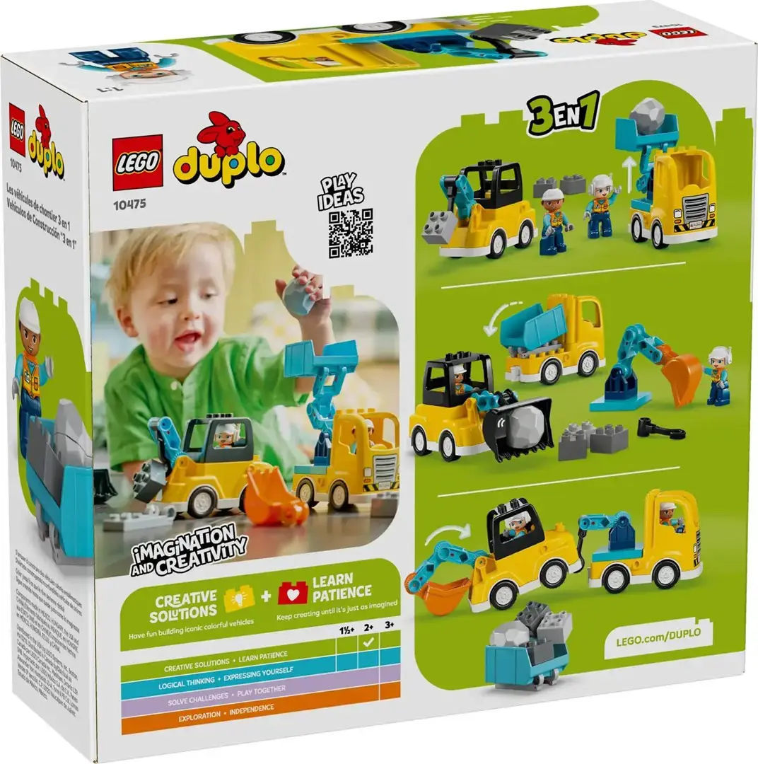 LEGO DUPLO 10475 3 in 1 Construction Vehicles