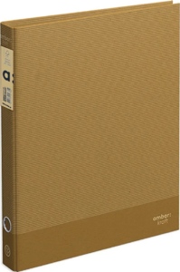 A4 Ringbinder 2 Rings Ambar Din Natural
