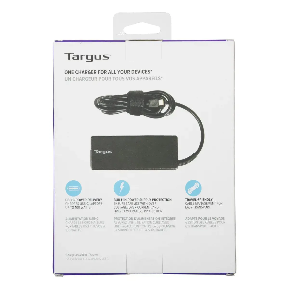 Targus APA108EU, Vidinis, 100 W, AC-to-DC, Kinija, Targus, juodas
