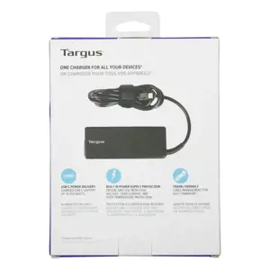 Targus APA108EU, Vidinis, 100 W, AC-to-DC, Kinija, Targus, juodas
