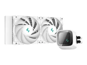 "DeepCool LS520 WH", "viskas viename" skysčio aušintuvas, 12 cm, 500 aps/min, 2250 aps/min, 32,9 dB, 85,85 cfm