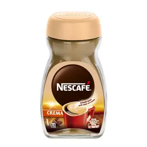 Tirpi kava NESCAFE CLASSIC Crema, stikliniame indelyje, 100 g