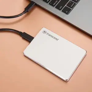 TRANSCEND 1TB 2,5 colio nešiojamasis kietasis diskas StoreJet C3S Aliuminis visas