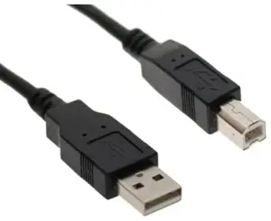 Omega OUAB1 USB 2.0 A-plug AM-BM spausdintuvo laidas 1,5 m juodas