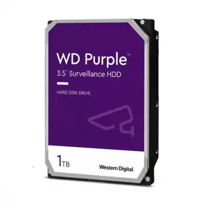 Standusis diskas AV WD Purple (3,5'', 1 TB, 64 MB, 5400 aps/min, SATA 6 Gb/s)