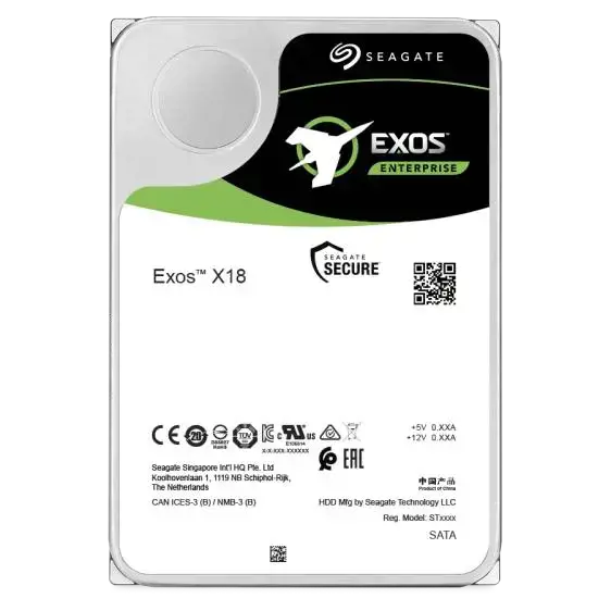 "Seagate Exos X18", 3,5", 16 TB, 7200 aps/min