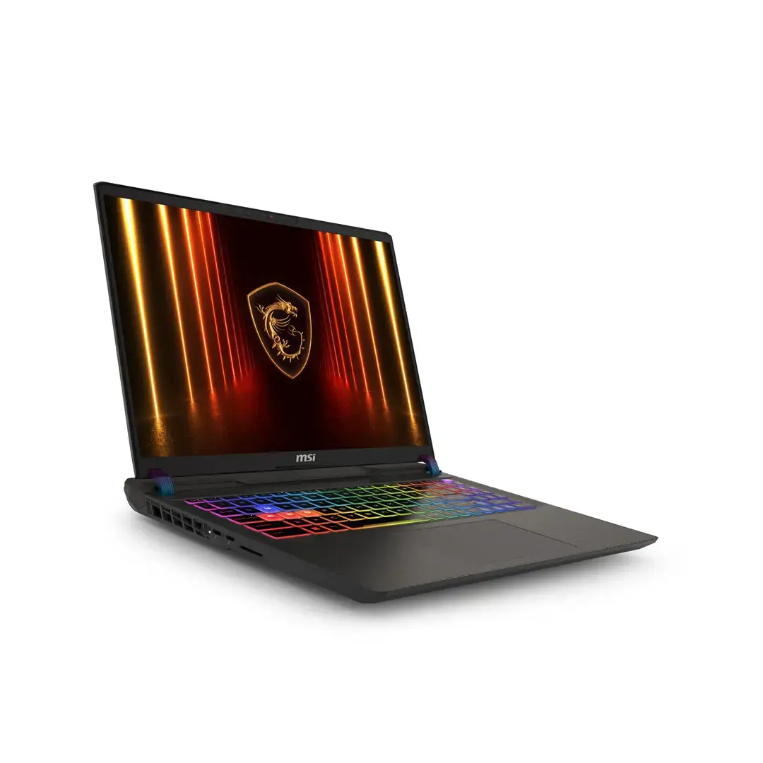MSI Vector 16 HX AI A2XWIG-405PL Intel Core Ultra 9 275HX Laptop 40.6 cm (16") Quad HD+ 16 GB DDR5-SDRAM 1 TB SSD NVIDIA GeForce RTX 5080 Wi-Fi 7 (802.11be) Windows 11 Home Grey
