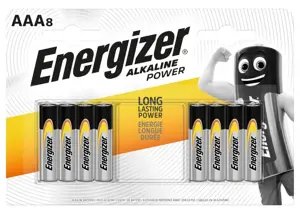 Energizer LR03-8BB Alkaline Power AAA (LR03) BLISTER PACK 8PCS.