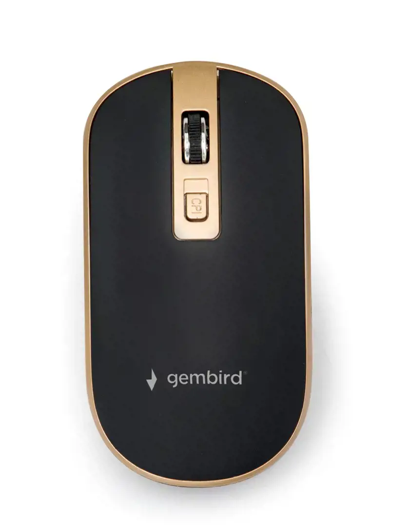 GEMBIRD MUSW-4B-06-BG Belaidė optinė pelė juoda-sidabrinė