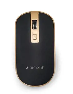 GEMBIRD MUSW-4B-06-BG Belaidė optinė pelė juoda-sidabrinė
