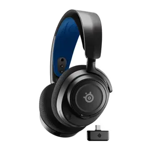 "SteelSeries Arctis Nova 7P" per ausis, Įmontuotas mikrofonas, Juoda, Triukšmo slopinimas, Belaidis