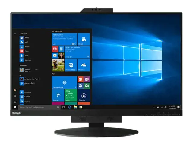 Monitorius Lenovo ThinkCentre Tiny-In-One 27, 68.6 cm (27"), 2560 x 1440 pixels, Quad HD, LED, 14 ms, Black