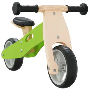 Vaikiškas krosinis dviratis "2-in-1", žalias