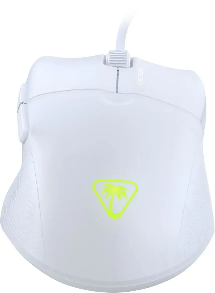 Turtle Beach Pure SEL - Ultra-Light Ergonomic RGB Gaming Mouse, 8K DPI Optical Sensor, Mechanical Switches, Pretension System, Pure PTFE glides, RGB Illumination White, Right-hand, Optical, USB Type-A, 8000 DPI, White