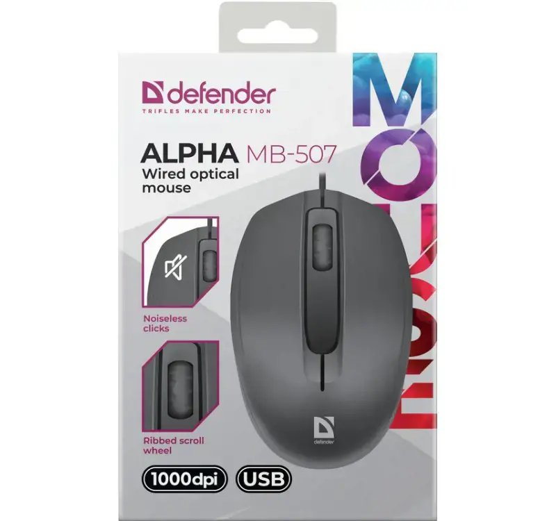 Belaidė optinė pelė "Alpha MB-507", juoda