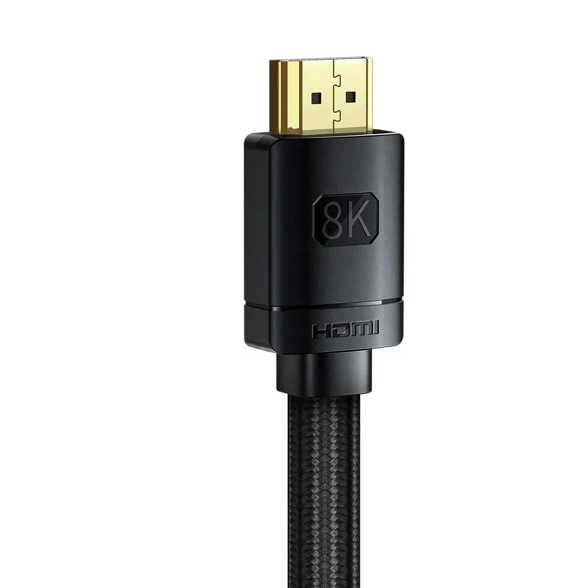 "Baseus High Definition Series" HDMI 2.1 kabelis, 8K 60Hz, 3D, HDR, 48Gbps, 2 m juodas (juodas)