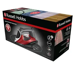 Russell Hobbs 25090-56 iron Dry & Steam iron Ceramic soleplate 2600 W Black, Grey, Red