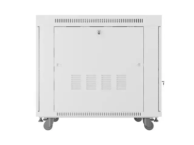 Free-standing rack cabinet 19" 15U 800x1000 grey perforated door LCD Lanberg (flat pack)