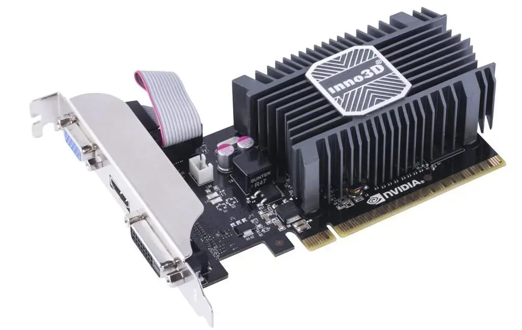 Vaizdo plokštė INNOVISION NVIDIA GeForce GT 730 2 GB, GDDR3, 64 bitai, N730-1SDV-E3BX