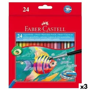 Akvareliniai pieštukai "Faber-Castell Multicolour" (3 vnt.)