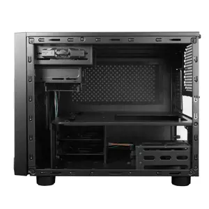 Chieftec CI-02B-OP, Cube, PC, Black, micro ATX, Mini-ITX, SPCC, Home/Office