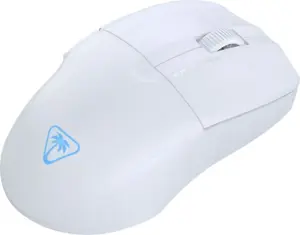 Turtle Beach Pure Air - Ultra-Light Wireless Ergonomic RGB Gaming Mouse, 26K DPI Optical Sensor, 125 hour Battery, Dual Wireless System, TITAN Optical Switches, Bluetooth, RGB Illumination. Semi-translucent White, Right-hand, Optical, RF Wireless + Bluetooth, 26000 DPI, Translucent, White