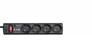 "Eaton" apsaugos juosta 4 DIN, 4 kintamosios srovės lizdai, F tipas, 220-250 V, 50-60 Hz, 10 A, 250…
