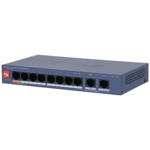Switch DAHUA DH-CS4010-8ET2GT-60 PoE ports 8 60 Watts CS4010-8ET2GT-60