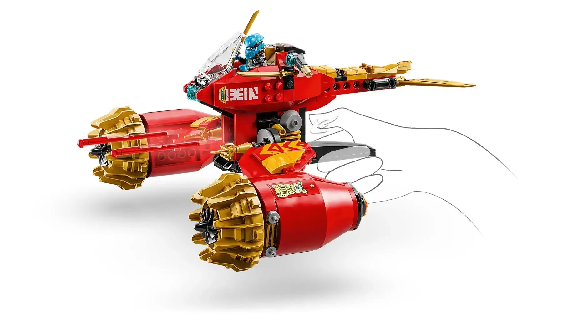 LEGO NINJAGO 71830 Kai's Mech Storm Rider