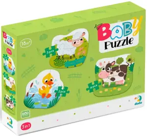Dodo didelių detalių dėlionė Ūkio gyvūnai (3 dėlionės)