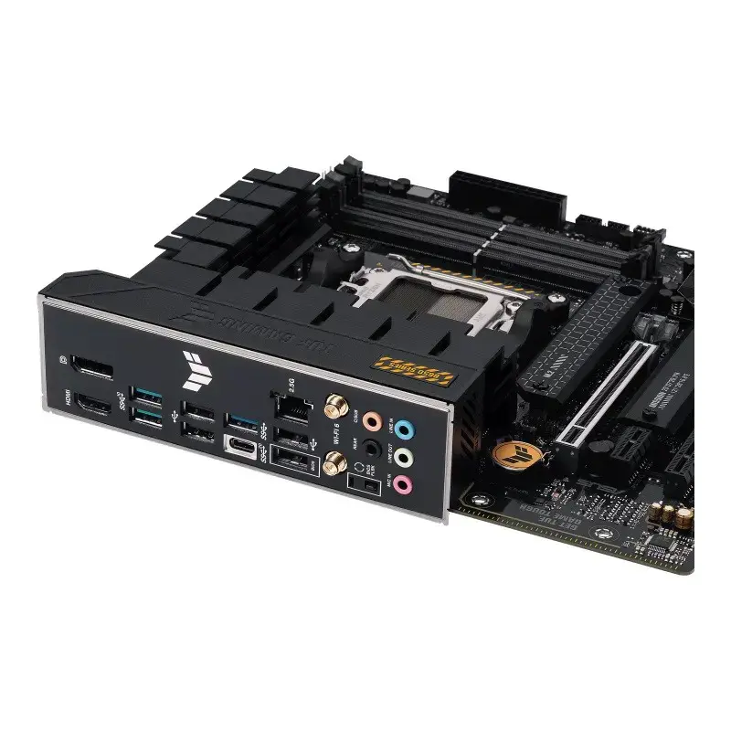 ASUS TUF GAMING B650M-PLUS WIFI, AMD, Socket AM5, DDR5-SDRAM, 128 GB, DIMM, dviejų kanalų
