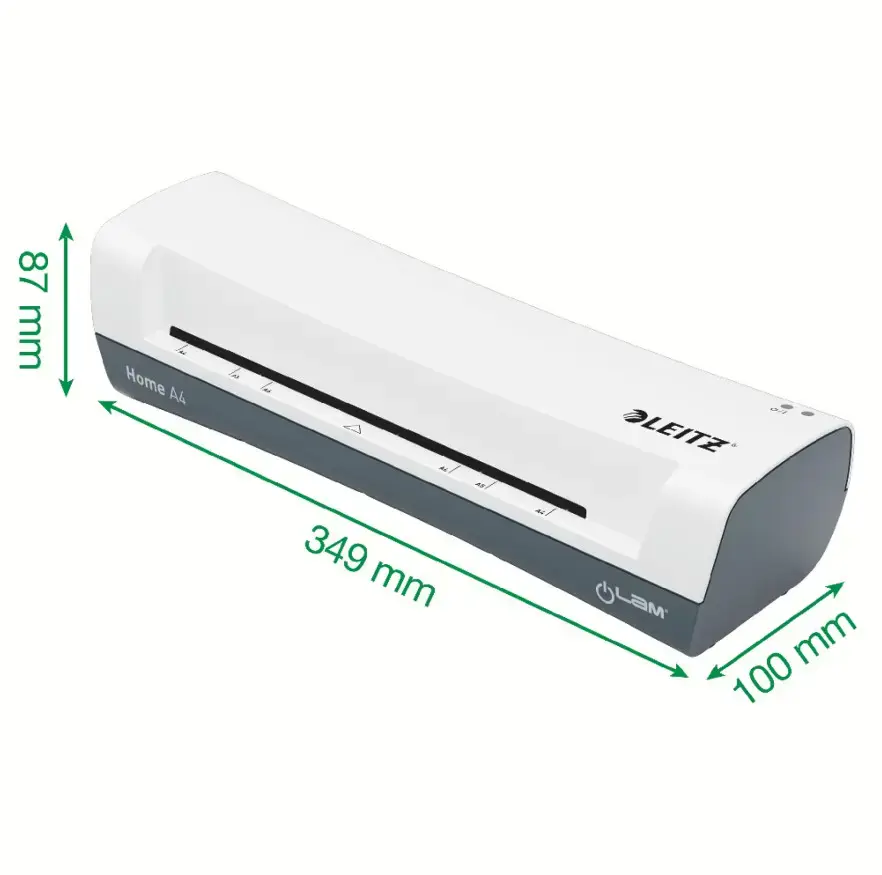 Leitz iLAM Home, 24 cm, Hot laminator, 3 min, 300 mm/min, 0.4 mm, A4