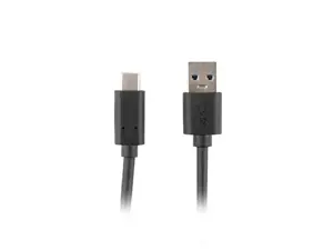 LANBERG CA-USBO-31CU-0018-BK Lanberg USB-C(M)->A(M) 3.1 1.8M juodos spalvos kabelis