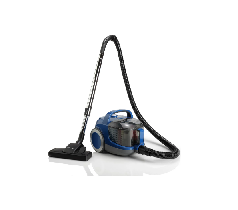 "Gorenje" dulkių siurblys VCEA01GACBUCY be maišelio, galia 800 W, dulkių talpa 2,2 l, mėlynas