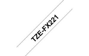 Brother laminuota juosta, juoda ant balto, TZe, juoda, terminis pernešimas, Brother, PT-2100VP, PT-…