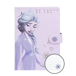 Frozen 2 - Užrašų knygutė A5 Elsa iš ekologiškos odos
