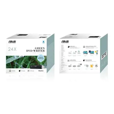 ASUS DRW-24D5MT/BLK/G/AS mažmeninė dėžutė