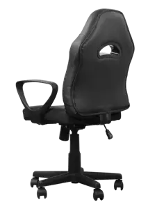 Gaming chair DELTACO GAMING Junior, PU leather, black / GAM-094