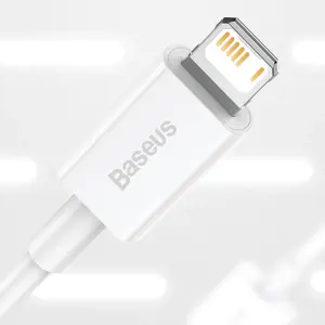 Baseus Superior Cable USB - Lightning 2,4A 0,25 m White (CALYS-02)