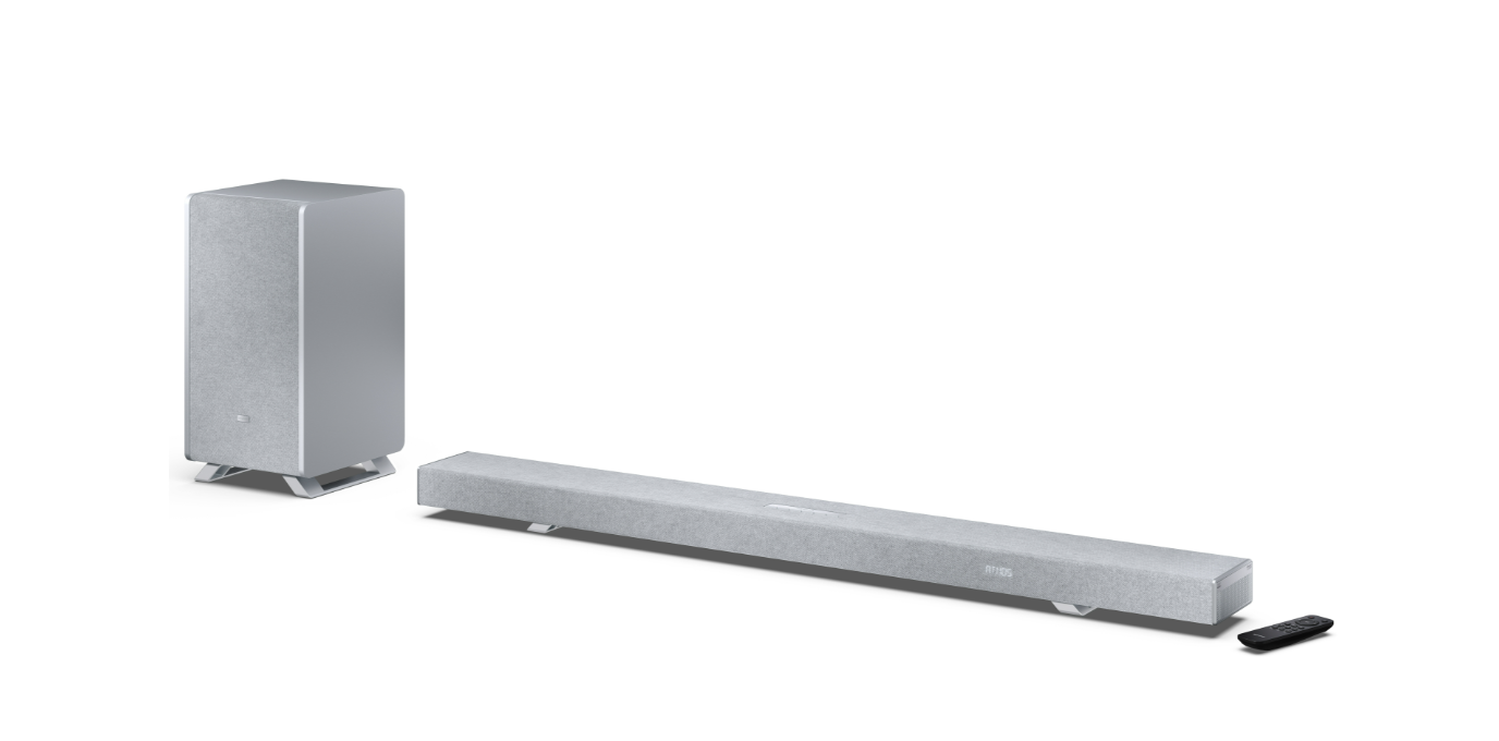Sharp | 5.1.2 Dolby Atmos/DTS:X Soundbar with Wireless Subwoofer | HT-SBW55121(SL) | Bluetooth