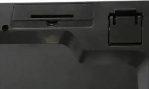 Omega OKB004B belaidė klaviatūra + jutiklinė planšetė, skirta išmaniajam televizoriui | Android | MacOS | Linux | iTV | 2,4 Ghz USB juoda (LAT)